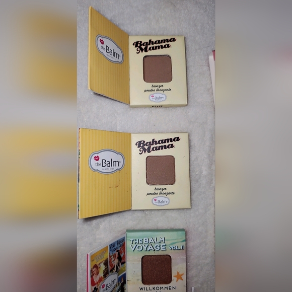 NEW Bundle of 4 theBalm Cosmetics Mini Eyeshadow Bronzer Blush Book Design - Picture 4 of 10